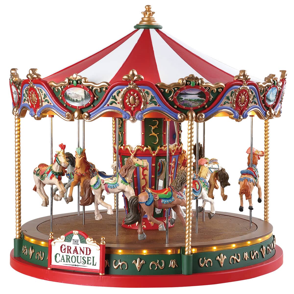 Lemax Christmas Village The Grand Carousel With 4.5V Adaptor