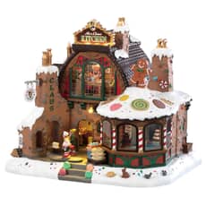 Lemax Christmas Village Mrs. Claus Kitchen With 4.5V Adaptor - 85314