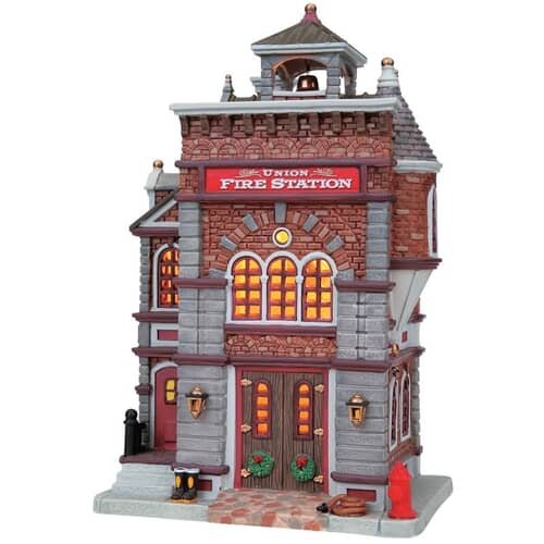 Lemax Christmas Village Union Fire Station - 85652 - (85652) - £22.99 ...