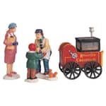 Lemax Lemax Christmas Village Roasted Chestnut Stand Set/4 - 92331