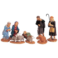 Lemax Christmas Village Nativity Figurines Set Of 8 - 92351