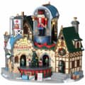Lemax Christmas Village Ludwigs Wooden Nutcracker Factory With 4.5V Adaptor - 95463