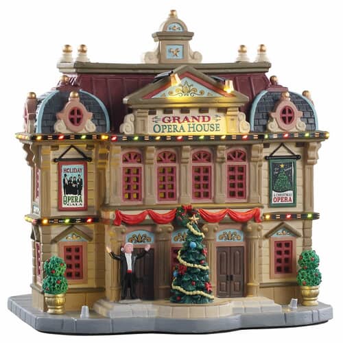 Lemax Christmas Village Grand Opera House With 4.5V Adaptor - 95467