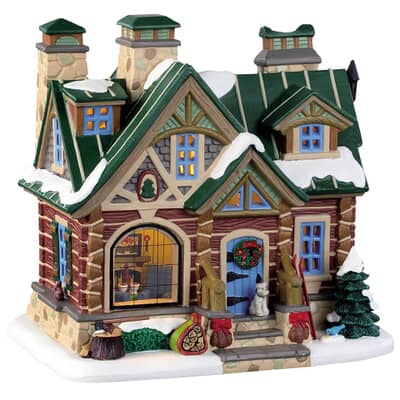 Lemax Christmas Village Pine Peak Retreat Battery Operated Led - 95474