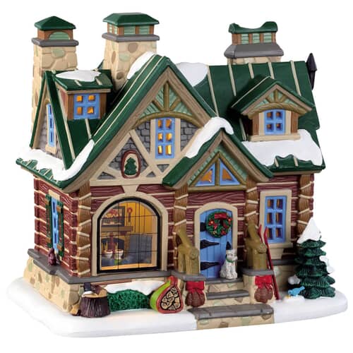 Lemax Christmas Village Pine Peak Retreat Battery Operated Led - 95474