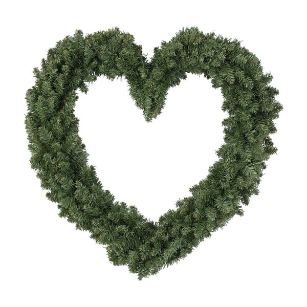 Kaemingk Everlands Imperial Heart Shaped Wreath 50cm