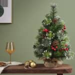 Lemax Kaemingk Everlands Ipswich Snowy Berries Mini Tree 45cm