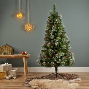 Kaemingk Everlands Ipswich Snowy PineTree 1.5m/ 5ft