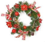 Premier Christmas Tree Company 40cm Artificial Christmas Wreath Red