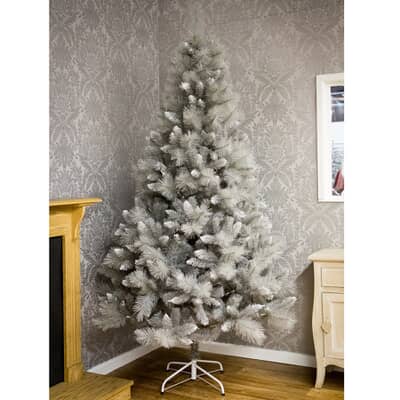 Premier Christmas Tree 1.8m Silver Tipped Fir Artificial Tree