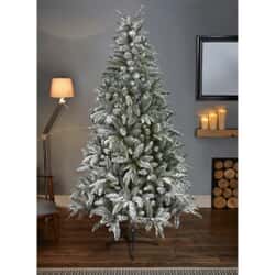 Premier Christmas Tree Lapland Flocked  Spruce 2.1m Artificial  