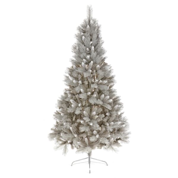 Premier Christmas Tree 2.4m Silver Tipped Fir Artificial Christmas Tree